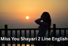 Miss You Shayari 2 Line English – Emotional Lines for Love and Longing