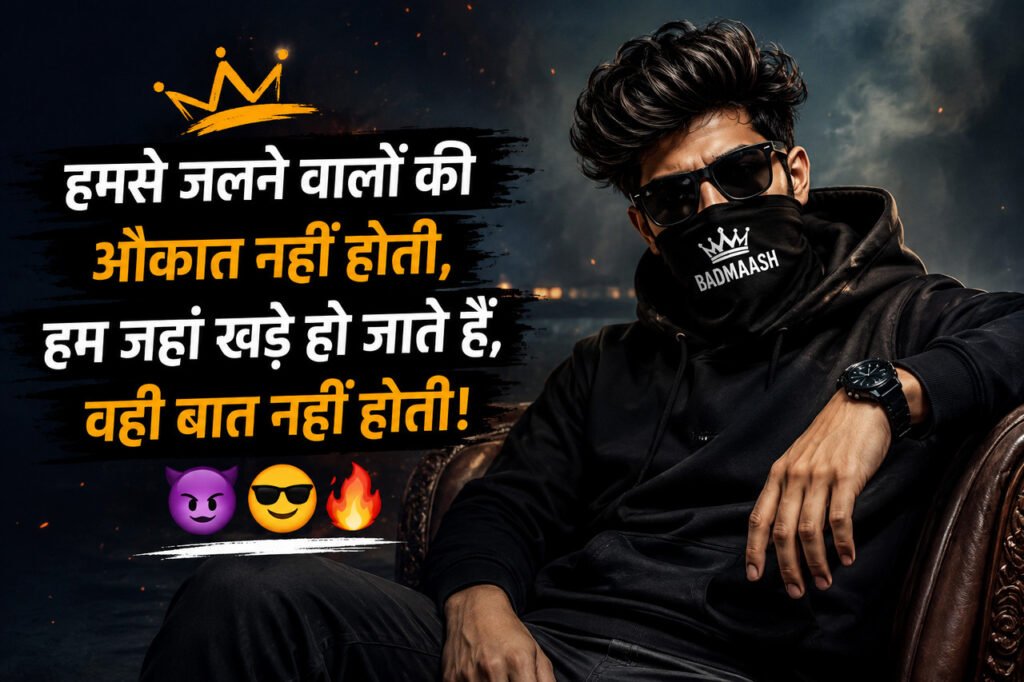 Best Badmashi Shayari in Hindi