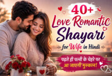 Love Romantic Shayari for Wife in Hindi