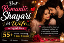 romantic shayari for wife in hindi