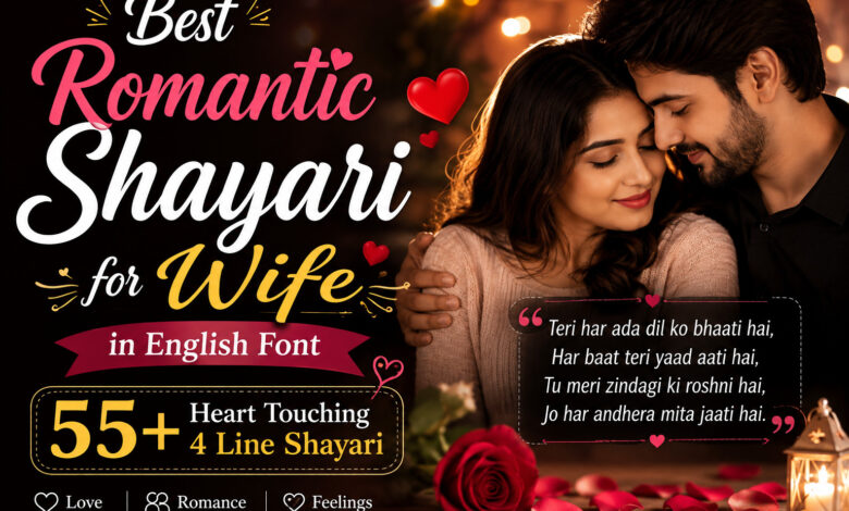 romantic shayari for wife in hindi