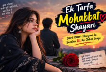 Ek Tarfa Mohabbat Shayari in hindi