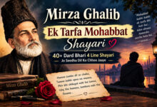 Mirza Ghalib Ek Tarfa Mohabbat Shayari