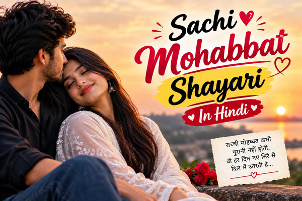Sachi Mohabbat Shayari In Hindi